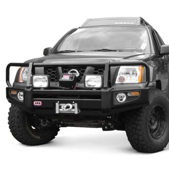 ARB® - Deluxe Full Width Black Powder Coated Front Winch HD Bumper with Grille Guard