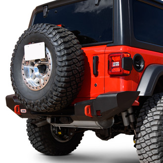 ARB® - Mid Width Black Powder Coated Rear HD Bumper