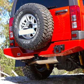 ARB® - Full Width Black Powder Coated Rear HD Bumper