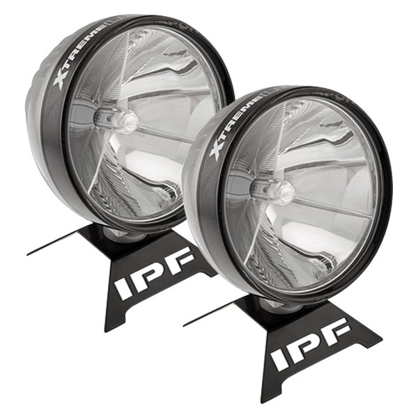 ARB® - IPF 900XS Xtreme Series 7.9" 2x25W Round Black/Chrome Housing Combo Beam LED Lights with Wiring Harness
