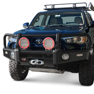 ARB® - Summit Full Width Black Powder Coated Front Winch HD Bumper with Grille Guard