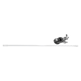 Aries Technology® - 2' White Single Antenna Mirror Mount Kit