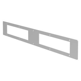 Aries® - 10" Brushed Open Face Cover Plate For Pro Series Grille Guard