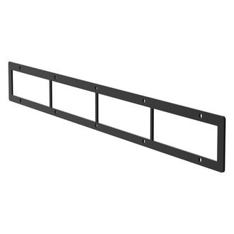 Aries® - 30" Black Open Face Cover Plate For Pro Series Grille Guard