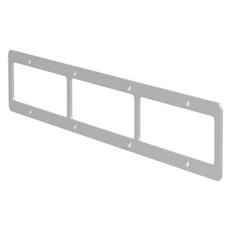 Aries® - 20" Brushed Open Face Cover Plate For Pro Series Grille Guard