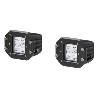 Aries® - Flush Mount 2" 2x12W Square Flood Beam LED Lights