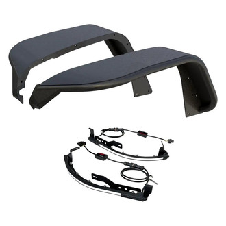 Aries® - Front Tubular Fender Flares with LED Lights