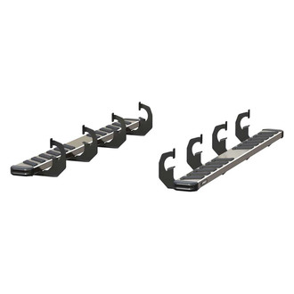 Aries® - 6" NovaTrac Cab Length Polished Running Boards
