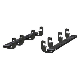 Aries® - 6" NovaTrac Cab Length Black Running Boards