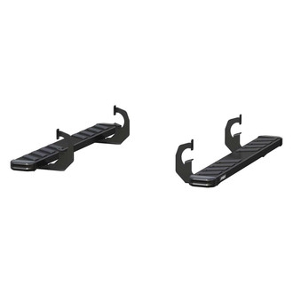 Aries® - 6" NovaTrac Cab Length Black Running Boards