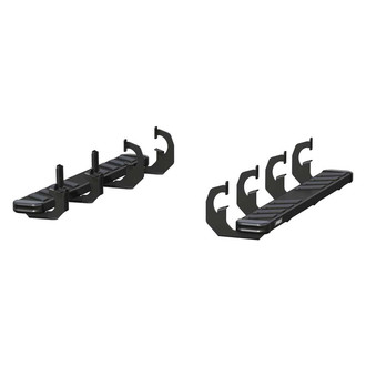 Aries® - 6" NovaTrac Cab Length Black Running Boards