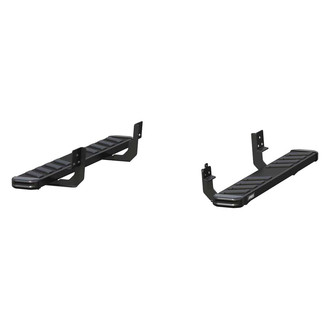 Aries® - 6" NovaTrac Cab Length Black Running Boards