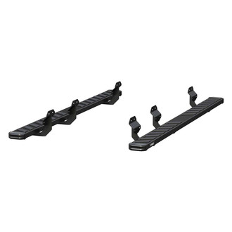 Aries® - 6" NovaTrac Cab Length Black Running Boards