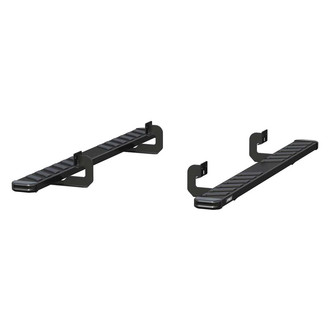 Aries® - 6" NovaTrac Cab Length Black Running Boards
