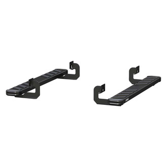 Aries® - 6" NovaTrac Cab Length Black Running Boards