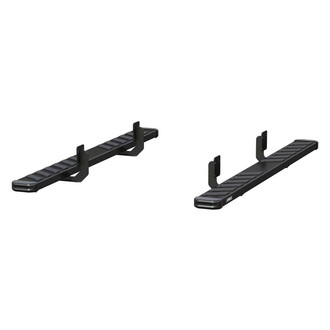 Aries® - 6" NovaTrac Cab Length Black Running Boards