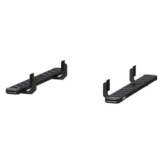 Aries® - 6" NovaTrac Cab Length Black Running Boards
