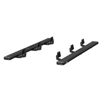 Aries® - 6" NovaTrac Cab Length Black Running Boards