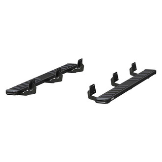 Aries® - 6" NovaTrac Cab Length Black Running Boards