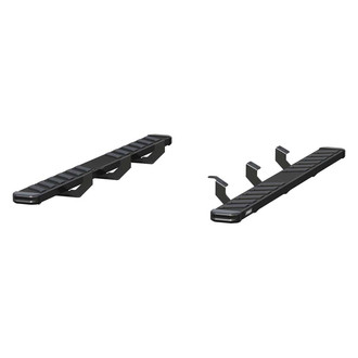 Aries® - 6" NovaTrac Cab Length Black Running Boards