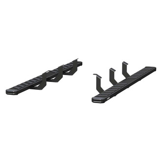 Aries® - 6" NovaTrac Cab Length Black Running Boards
