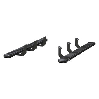 Aries® - 6" NovaTrac Cab Length Black Running Boards