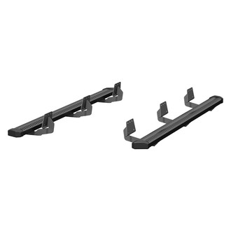 Aries® - 5" SlimGrip Cab Length Black Running Boards