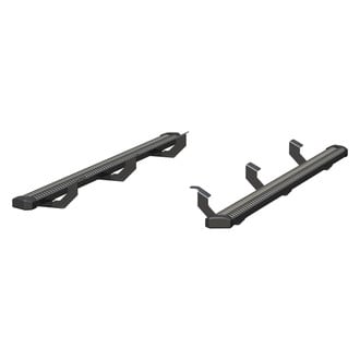Aries® - 5" SlimGrip Cab Length Black Running Boards