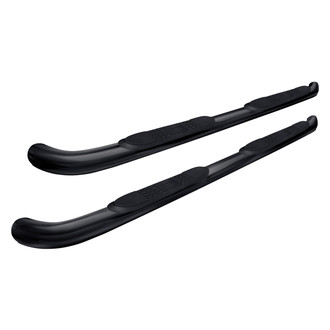 Aries® - 3" Cab Length Black Round Side Bars