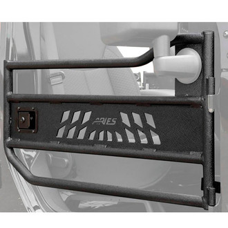 Aries® - Textured Black Front Tubular Doors