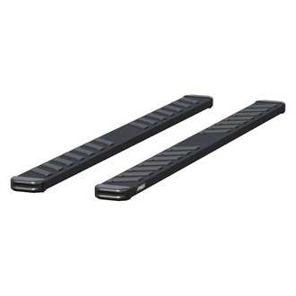 Aries® - 6" NovaTrac Cab Length Black Running Boards