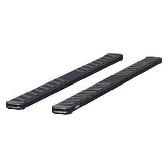 Aries® - 6" NovaTrac Cab Length Black Running Boards