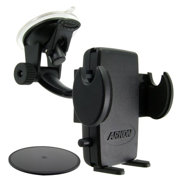 Arkon® - Mega Grip Windshield or Dashboard Suction Cup Phone Holder for iPhone 11 Pro Max XS XR X Galaxy Note 10 9