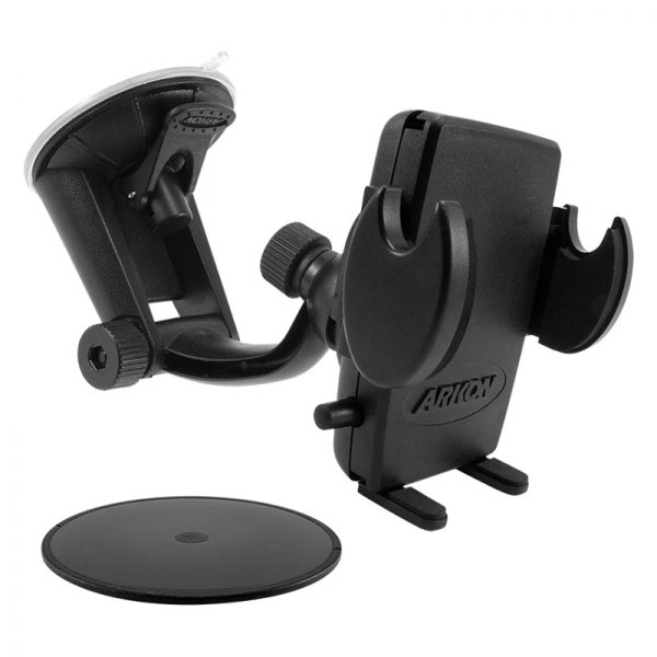 Arkon® - Mega Grip Windshield or Dashboard Suction Cup Phone Holder for iPhone 11, XS, XR, X, Galaxy Note