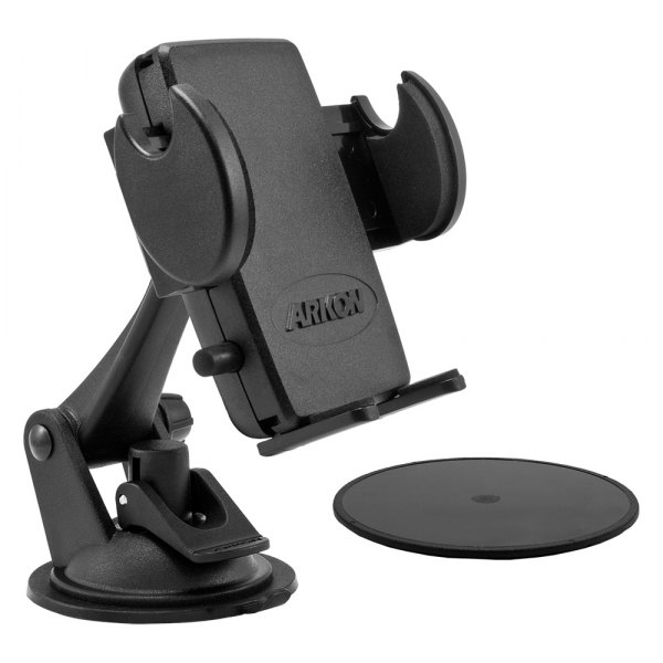 Arkon® - Mega Grip Sticky Windshield or Dashboard Suction Cup Phone Holder for iPhone 11, XS, XR, X
