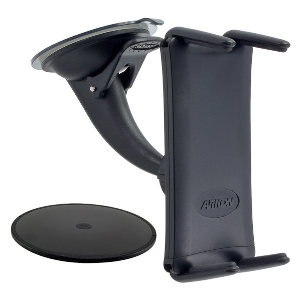 Arkon® - Slim-Grip Ultra Windshield Suction Cup Phone Mount for iPhone 11 Pro Max, XS, XR, X, Galaxy Tablets