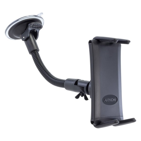 Arkon® - Slim-Grip Ultra Windshield Suction Cup Phone Mount with 8.5" Arm for iPhone 11 Pro Max, Galaxy Tablets