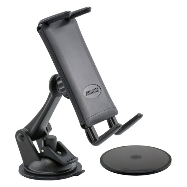 Arkon® - Slim-Grip Ultra Sticky Suction Windshield or Dashboard Phone Mount for Large Smartphones up to 8"