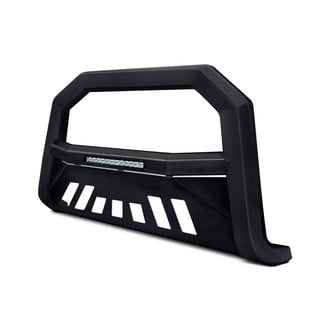 Armordillo® 8705407 - AR-T Series Black LED Bull Bar with Black Skid Plate