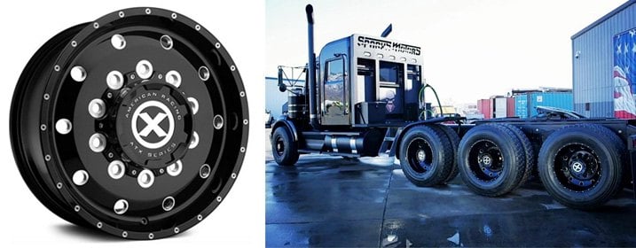 semi truck rim