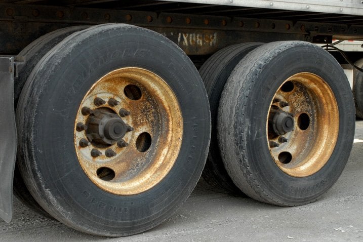 semi truck rim