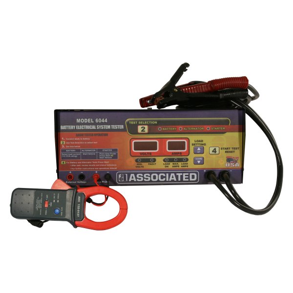 Associated Equipment® - 24 V 500 A Automatic Battery and Electrical System Tester with Cart