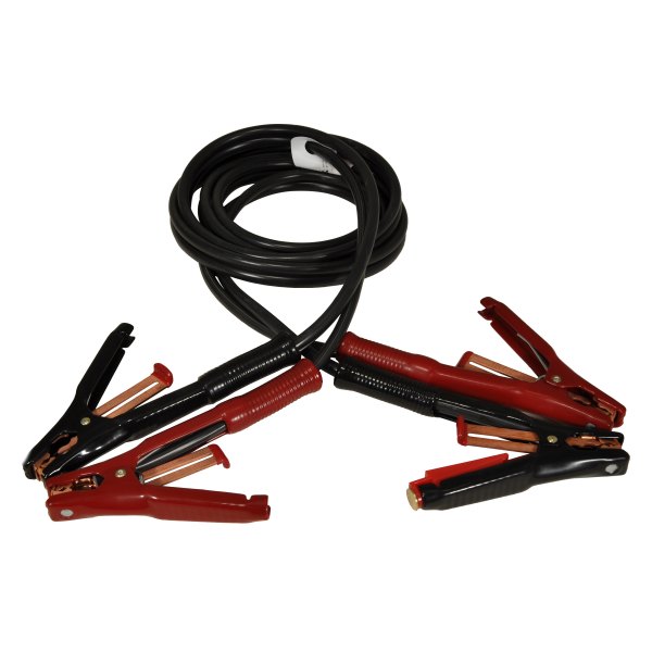 Associated Equipment® - 12' 5 AWG Heavy Duty Booster Cables with Side Terminal Adapters