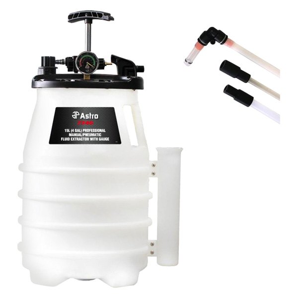 Astro Pneumatic Tool® - 4 gal Professional Manual/Pneumatic Fluid Extractor with Gauge