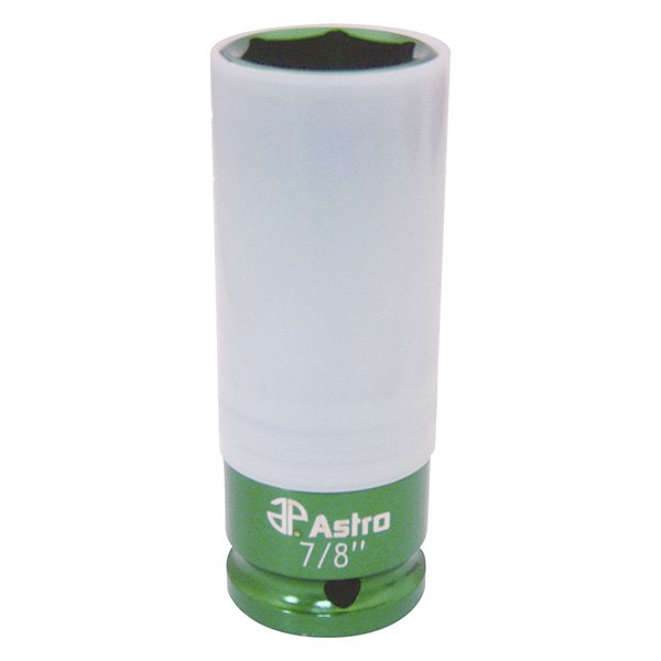Astro Pneumatic Tool® - 7/8" Chrome Protective Plastic Sleeves and Shallow Broach Impact Socket