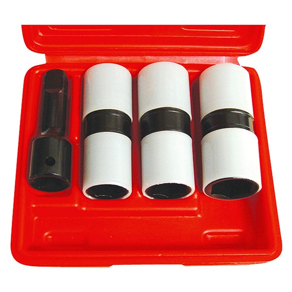 Astro Pneumatic Tool® - 4-piece Thin Wall Flip Impact Socket Set with Protective Sleeve