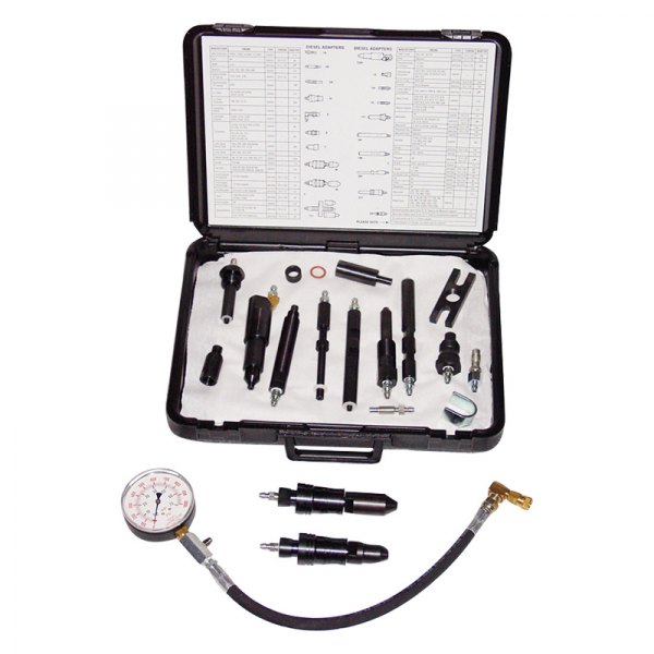ATD® - 0 to 1000 psi Heavy Duty Analog Global Diesel Compression Test Set
