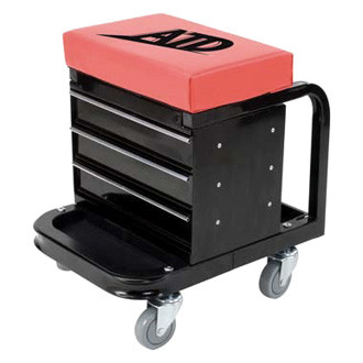 ATD® - 450 lb Rectangular Creeper Seat with Tool Box