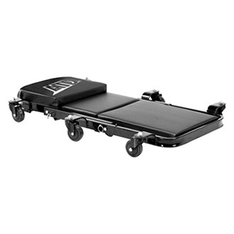 ATD® - 450 lb 39" x 4.5" Black Heavy-Duty Creeper with Adjustable Headrest
