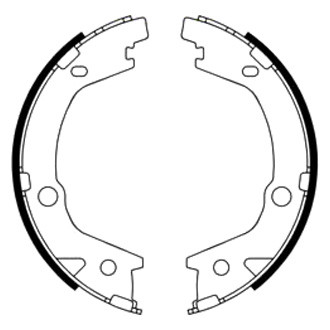 ATE® - Parking Brake Shoe Set
